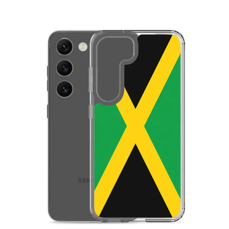 Coque téléphone drapeau de la jamaïque - pixelforma