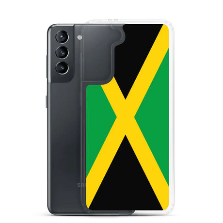 Coque téléphone drapeau de la jamaïque - pixelforma