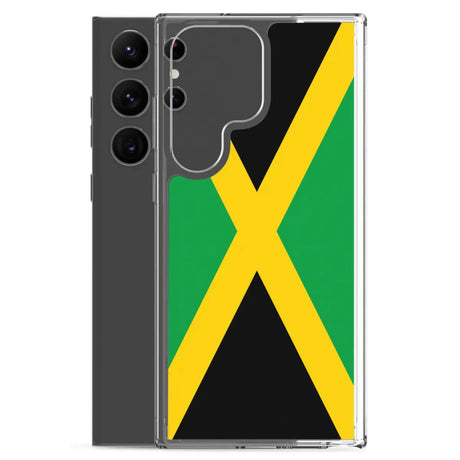 Coque téléphone drapeau de la jamaïque - pixelforma