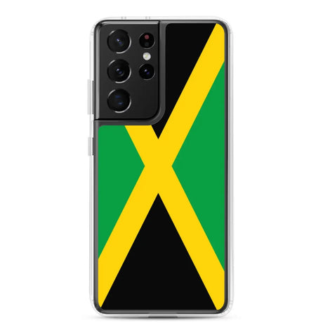 Coque téléphone drapeau de la jamaïque - pixelforma