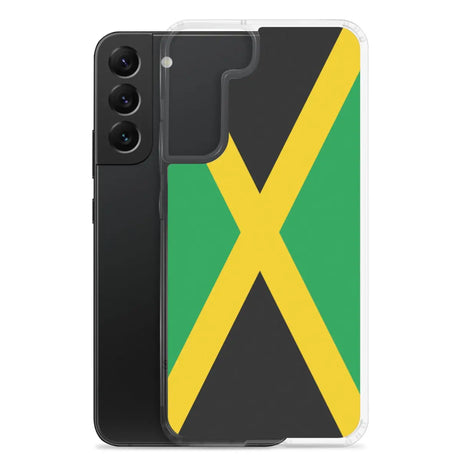 Coque téléphone drapeau de la jamaïque - pixelforma