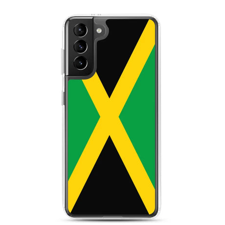 Coque téléphone drapeau de la jamaïque - pixelforma