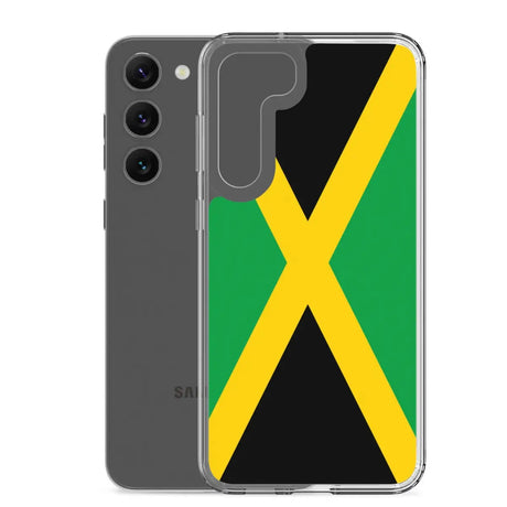 Coque téléphone drapeau de la jamaïque - pixelforma