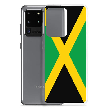 Coque téléphone drapeau de la jamaïque - pixelforma