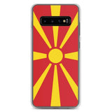 Coque téléphone drapeau de la macédoine du nord - pixelforma