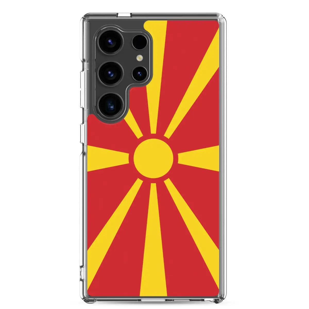 Coque téléphone drapeau de la macédoine du nord - pixelforma