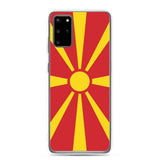 Coque téléphone drapeau de la macédoine du nord - pixelforma