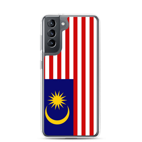 Coque Téléphone Drapeau de la Malaisie - Pixelforma