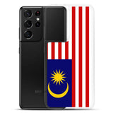 Coque téléphone drapeau de la malaisie - pixelforma