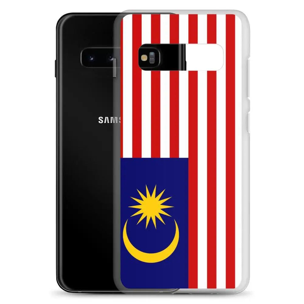 Coque téléphone drapeau de la malaisie - pixelforma