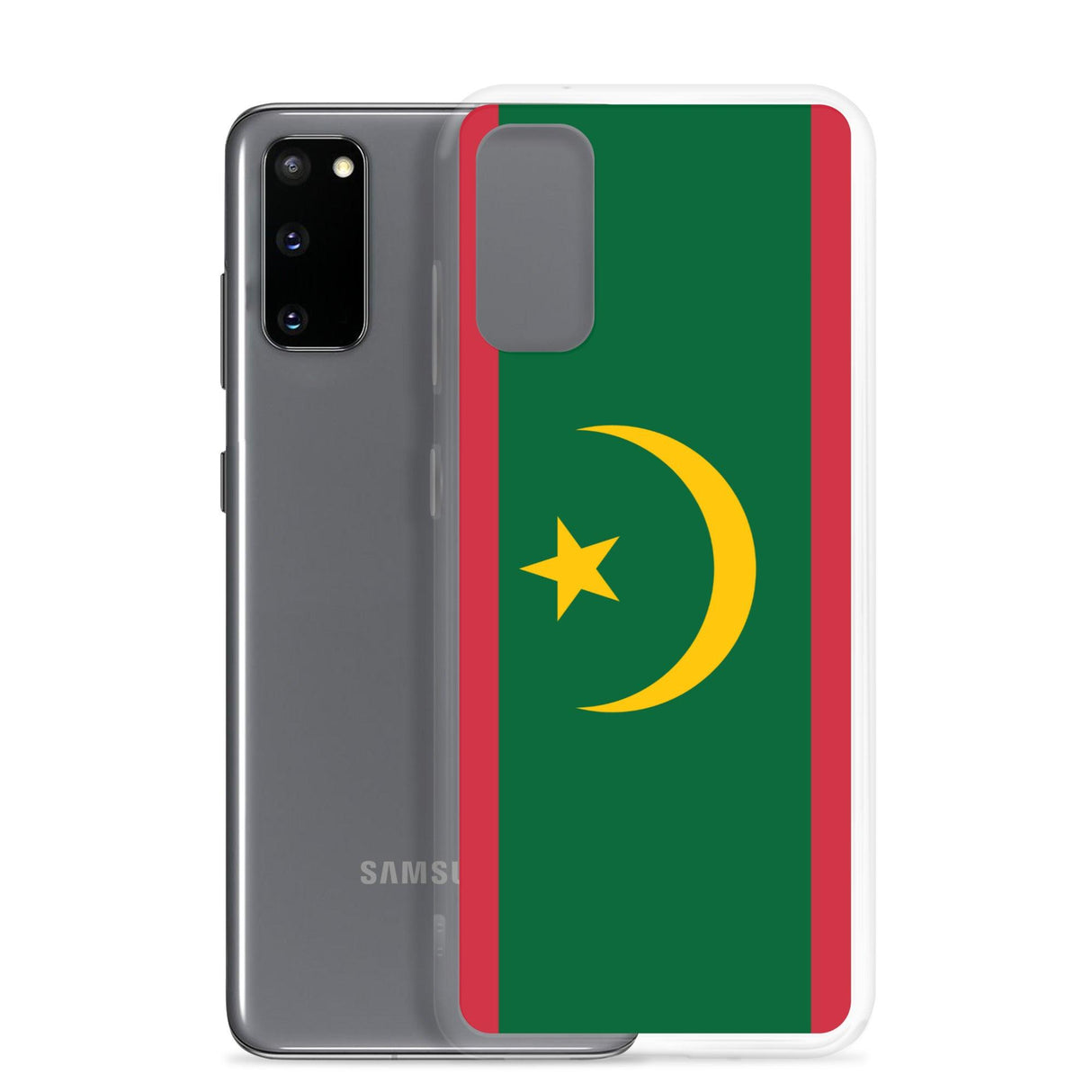 Coque Téléphone Drapeau de la Mauritanie - Pixelforma