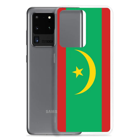 Coque téléphone drapeau de la mauritanie - pixelforma