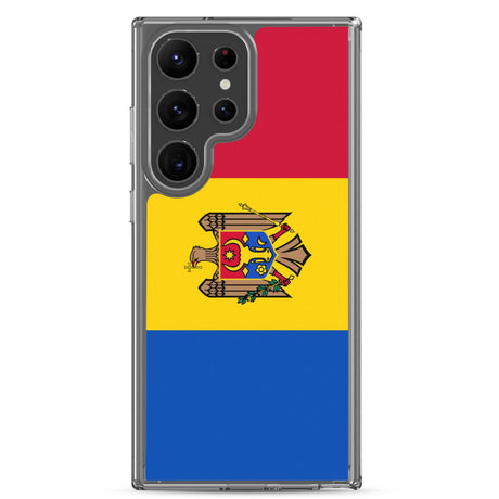 Coque Téléphone Drapeau de la Moldavie - Pixelforma