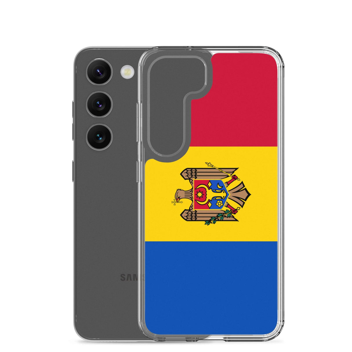 Coque Téléphone Drapeau de la Moldavie - Pixelforma