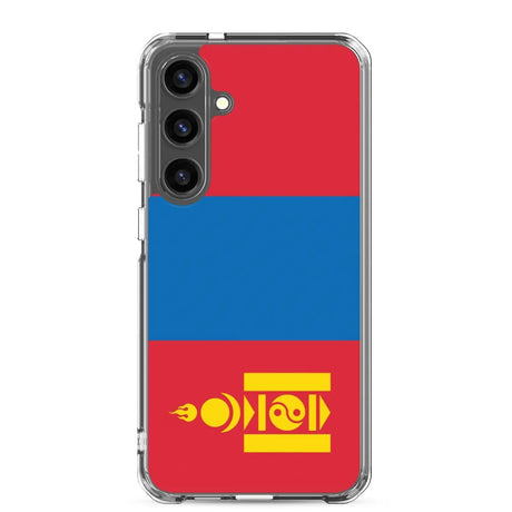 Coque téléphone drapeau de la mongolie - pixelforma