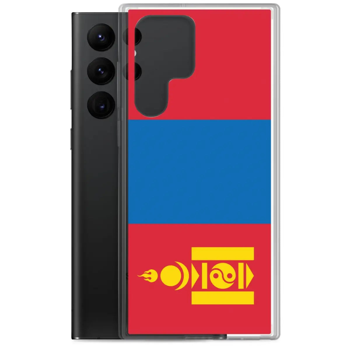 Coque téléphone drapeau de la mongolie - pixelforma