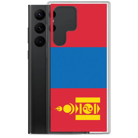 Coque téléphone drapeau de la mongolie - pixelforma
