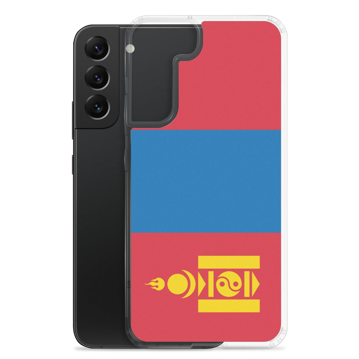 Coque Téléphone Drapeau de la Mongolie - Pixelforma