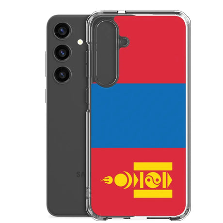 Coque téléphone drapeau de la mongolie - pixelforma