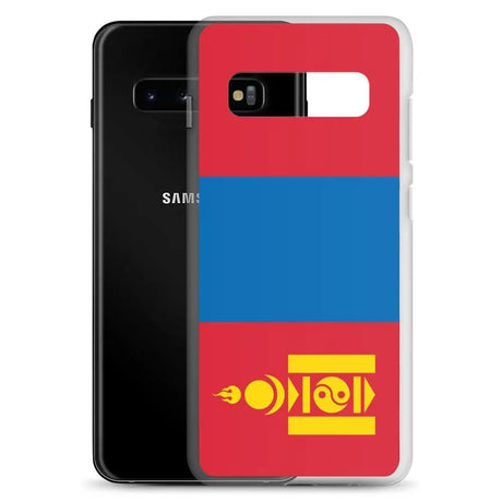 Coque téléphone drapeau de la mongolie - pixelforma
