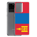 Coque téléphone drapeau de la mongolie - pixelforma