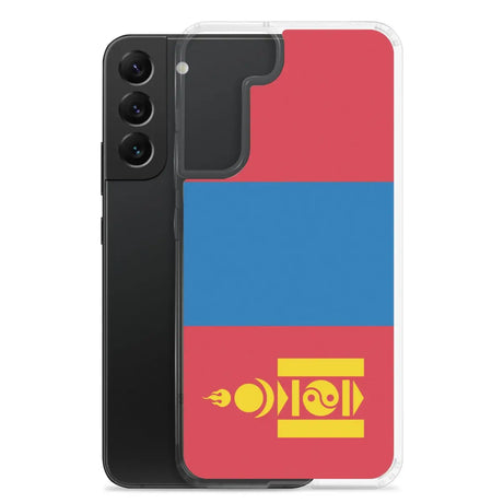 Coque téléphone drapeau de la mongolie - pixelforma