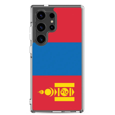 Coque téléphone drapeau de la mongolie - pixelforma