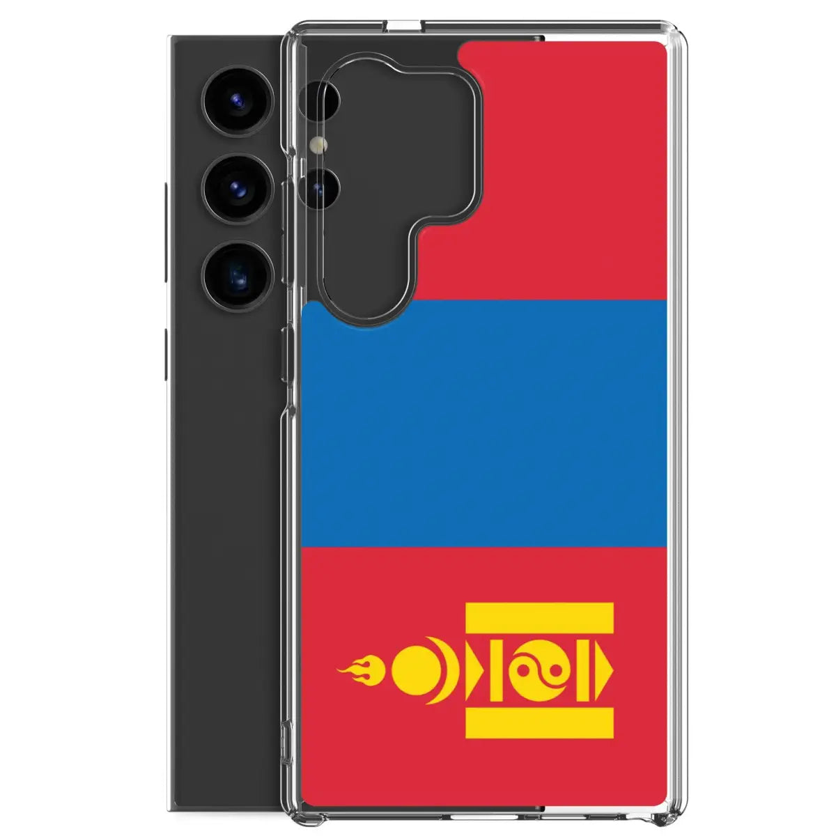 Coque téléphone drapeau de la mongolie - pixelforma