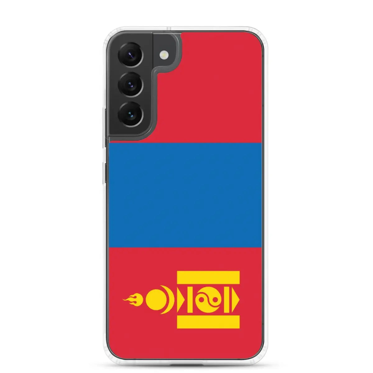 Coque téléphone drapeau de la mongolie - pixelforma