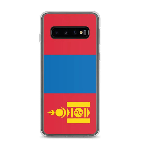 Coque téléphone drapeau de la mongolie - pixelforma