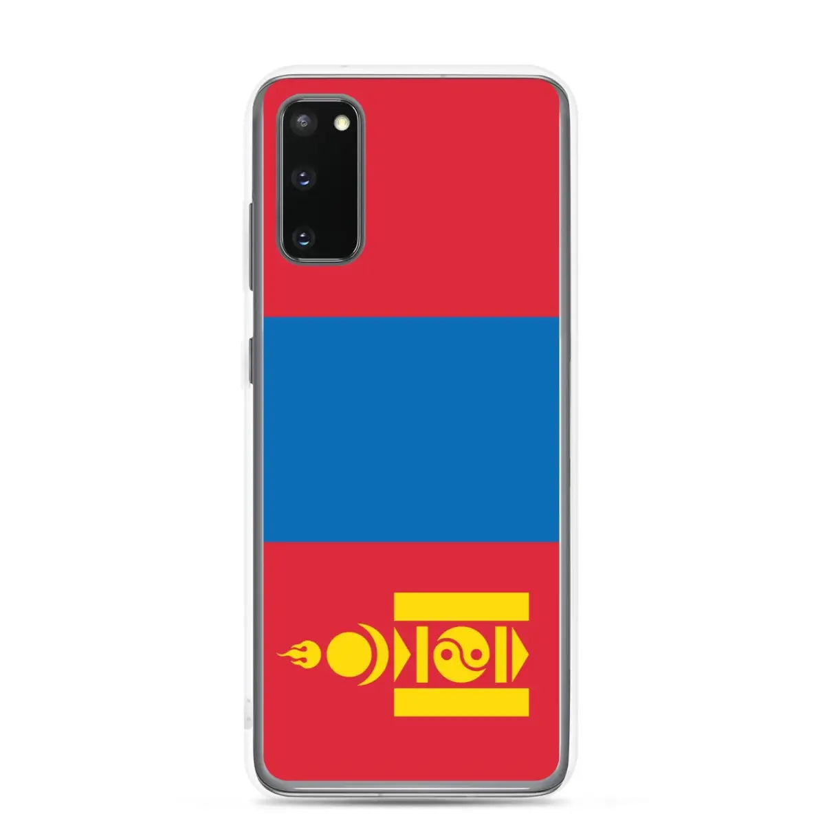 Coque téléphone drapeau de la mongolie - pixelforma