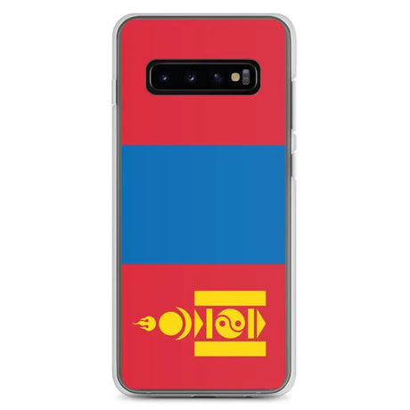 Coque téléphone drapeau de la mongolie - pixelforma