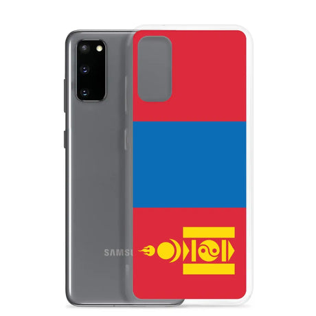 Coque téléphone drapeau de la mongolie - pixelforma