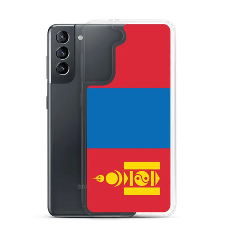 Coque téléphone drapeau de la mongolie - pixelforma