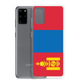 Coque téléphone drapeau de la mongolie - pixelforma