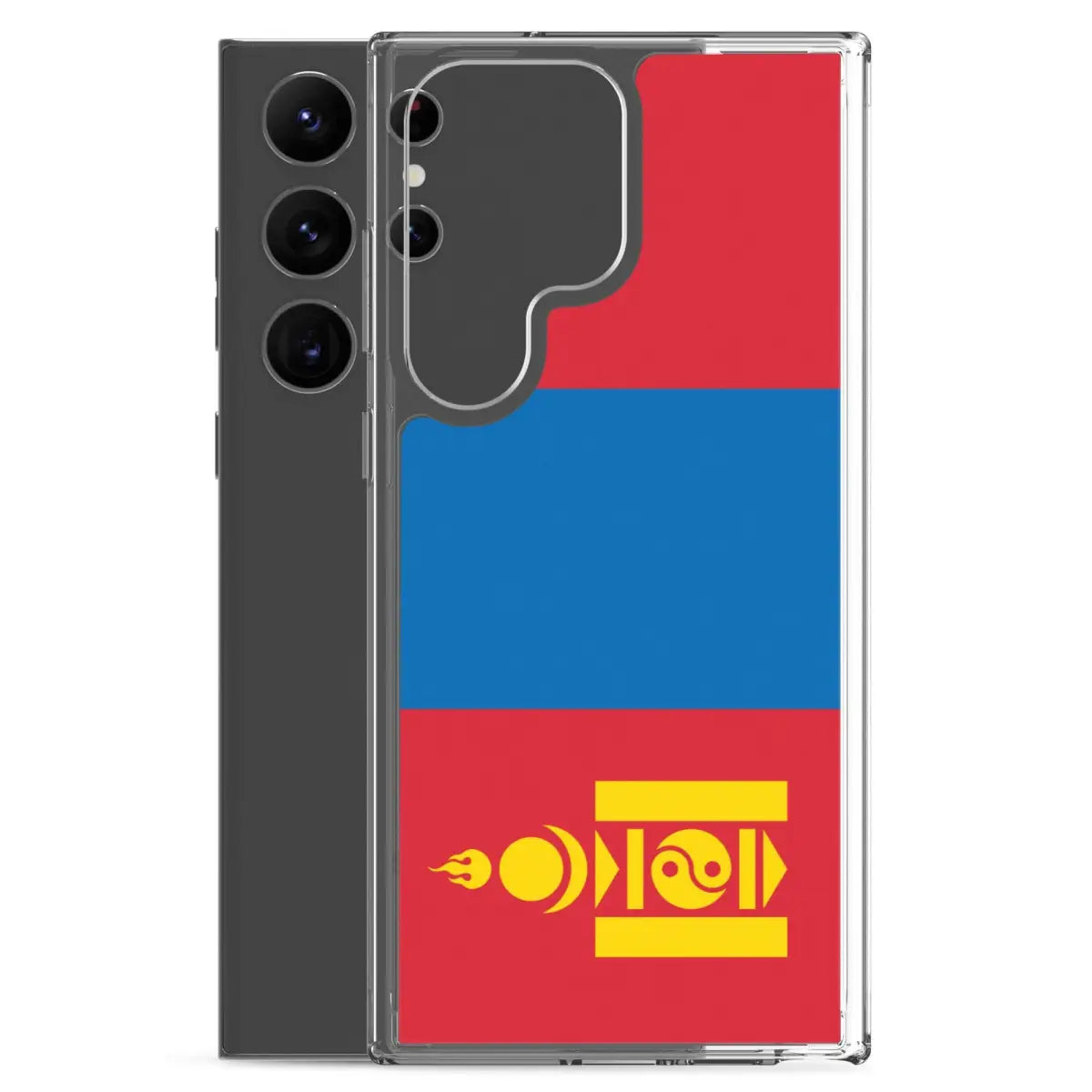 Coque téléphone drapeau de la mongolie - pixelforma