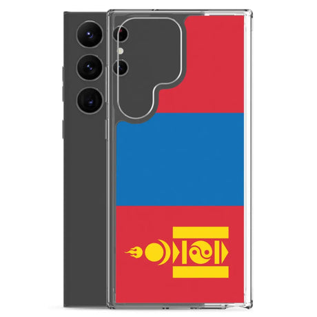 Coque téléphone drapeau de la mongolie - pixelforma