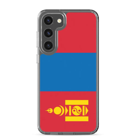 Coque téléphone drapeau de la mongolie - pixelforma