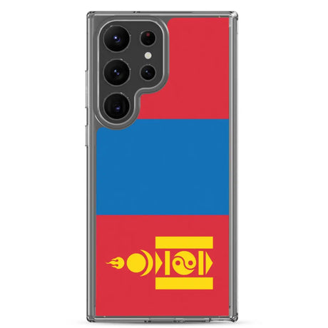 Coque téléphone drapeau de la mongolie - pixelforma