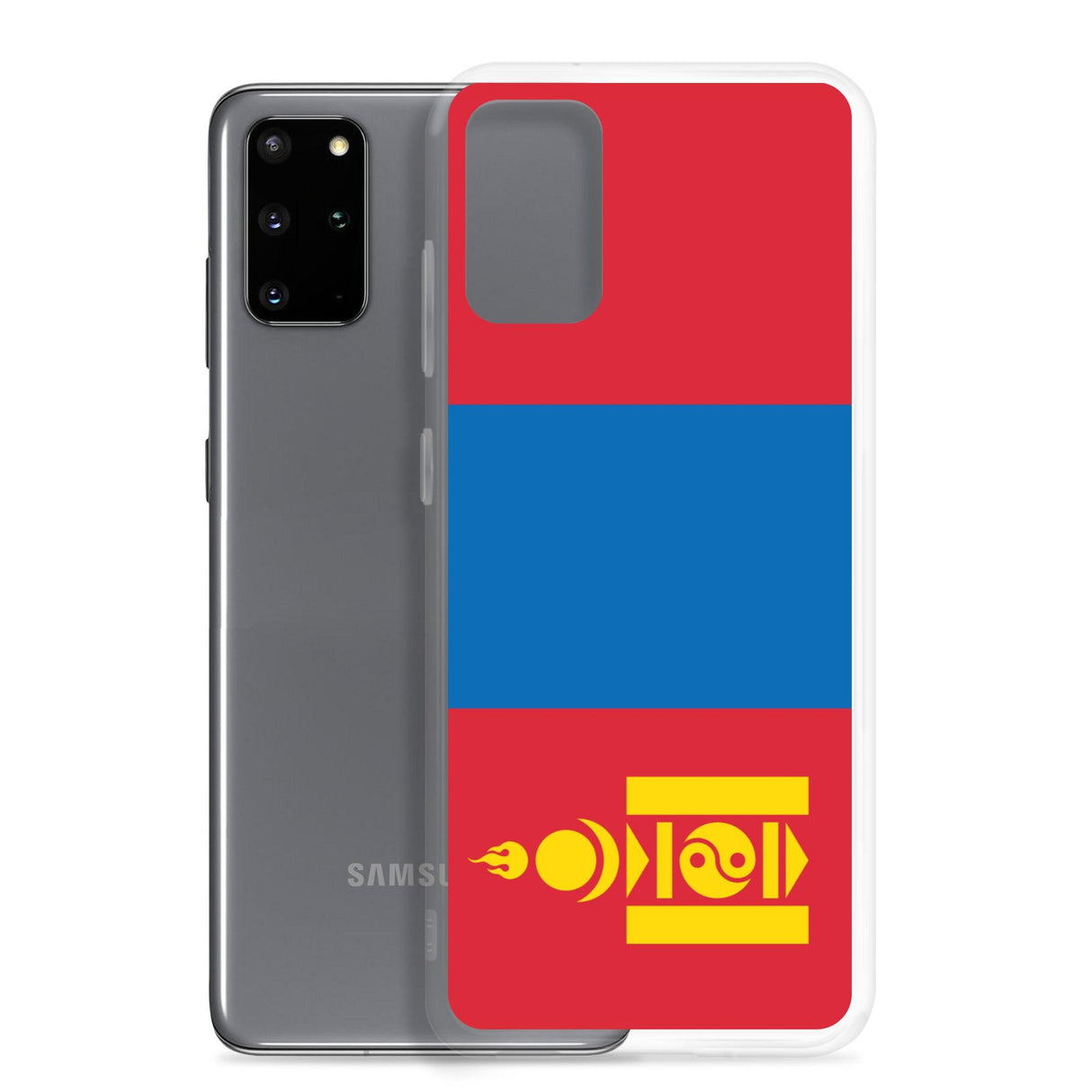 Coque Téléphone Drapeau de la Mongolie - Pixelforma