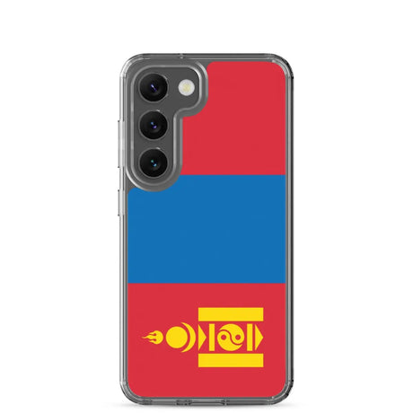 Coque téléphone drapeau de la mongolie - pixelforma