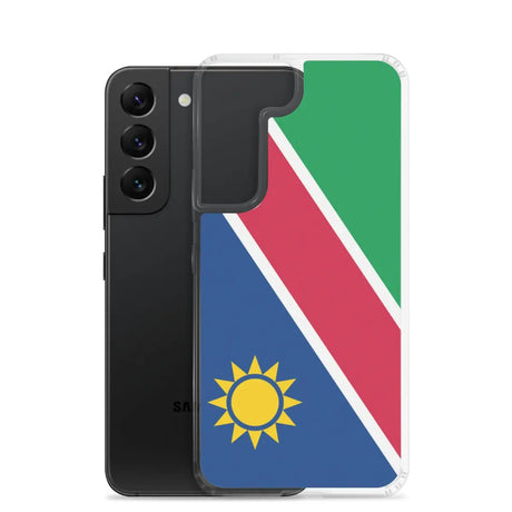 Coque téléphone drapeau de la namibie - pixelforma