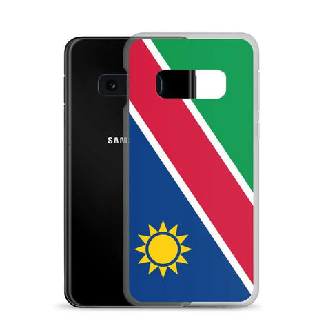 Coque téléphone drapeau de la namibie - pixelforma