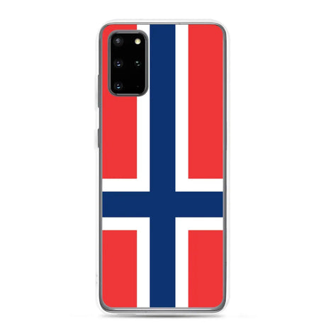 Coque téléphone drapeau de la norvège - pixelforma