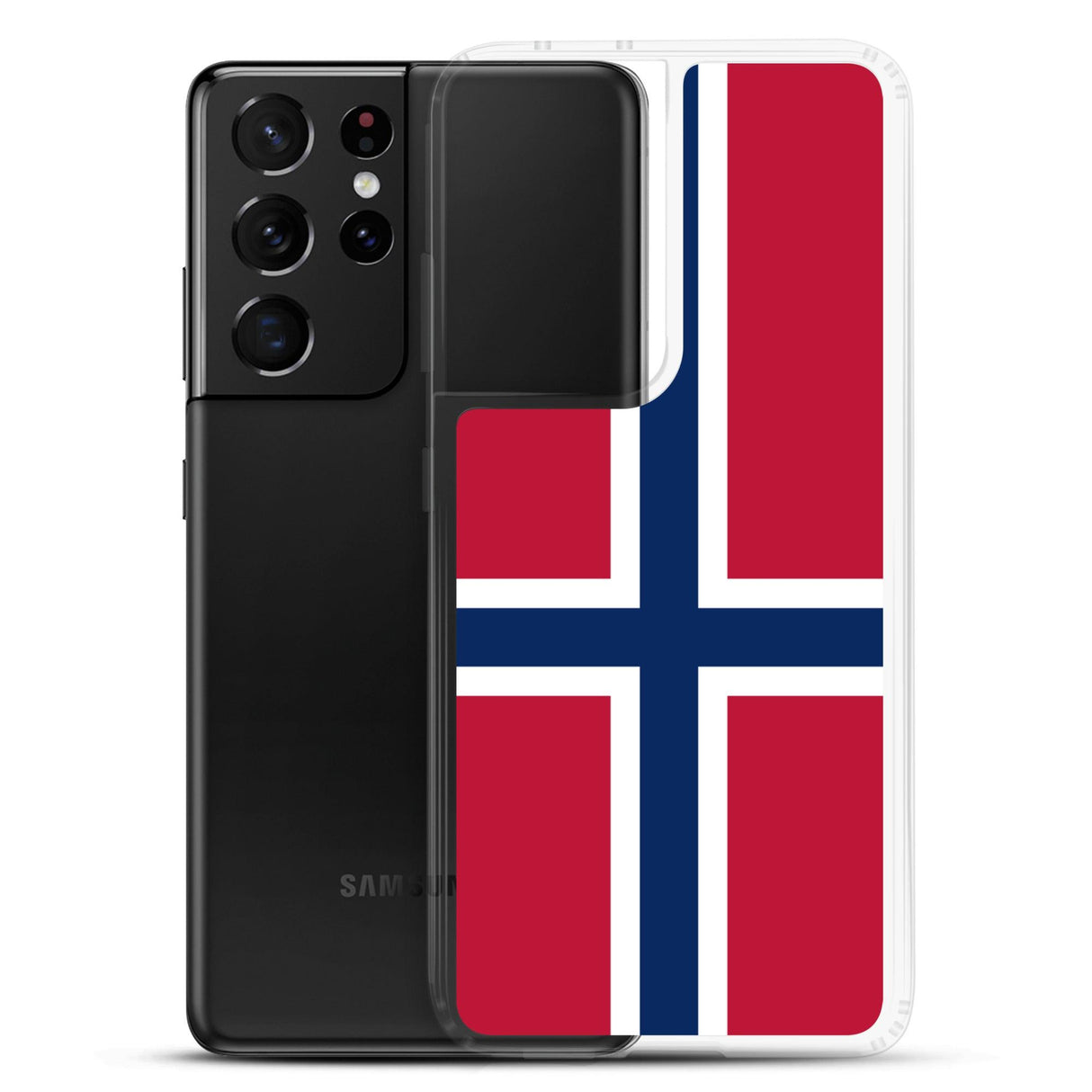 Coque Téléphone Drapeau de la Norvège - Pixelforma