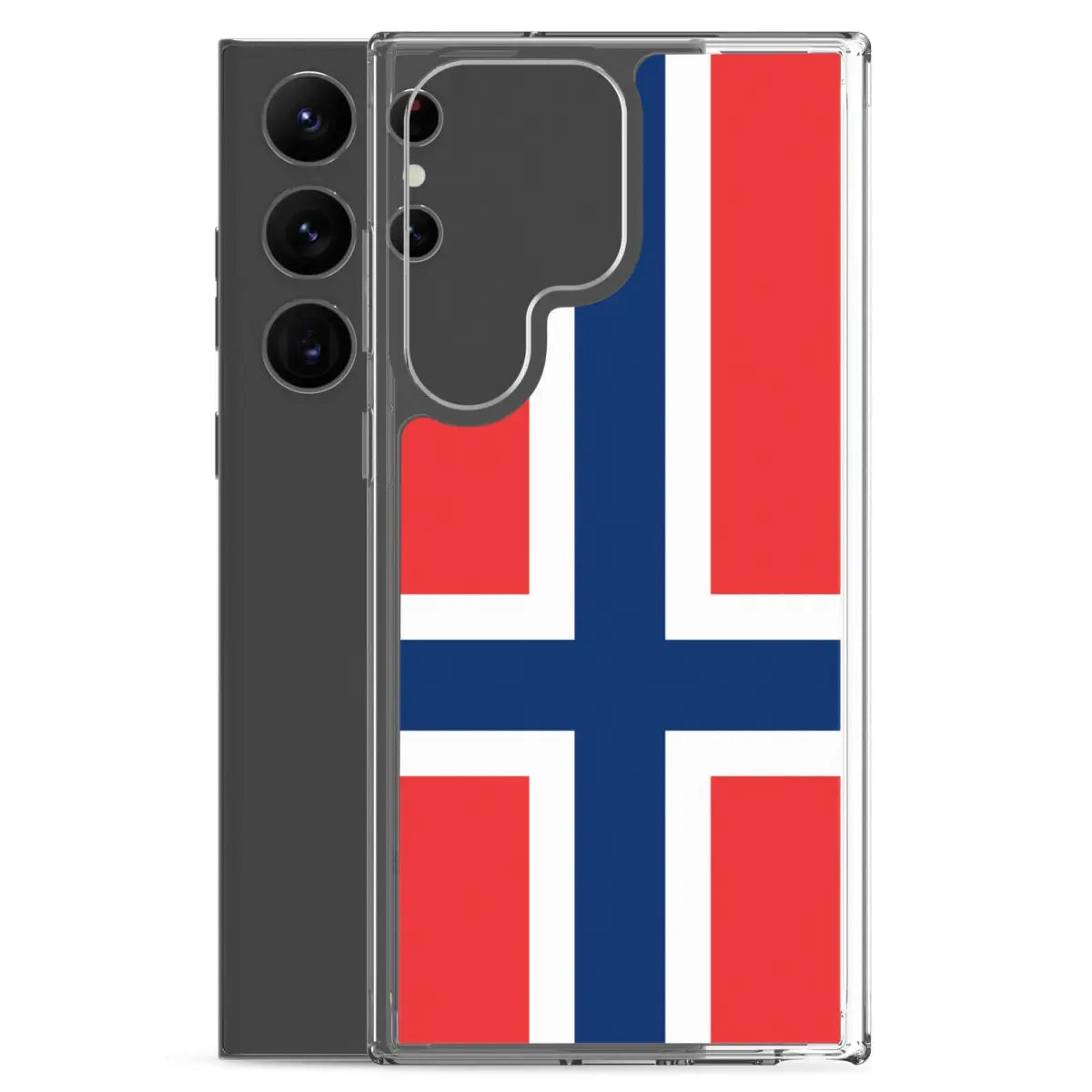 Coque téléphone drapeau de la norvège - pixelforma