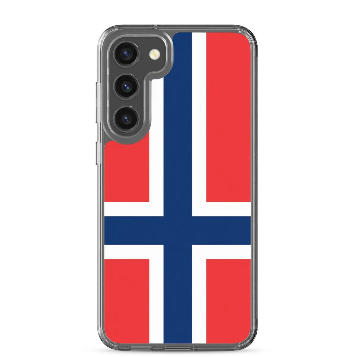 Coque téléphone drapeau de la norvège - pixelforma