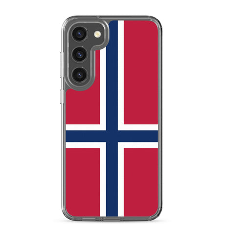 Coque Téléphone Drapeau de la Norvège - Pixelforma