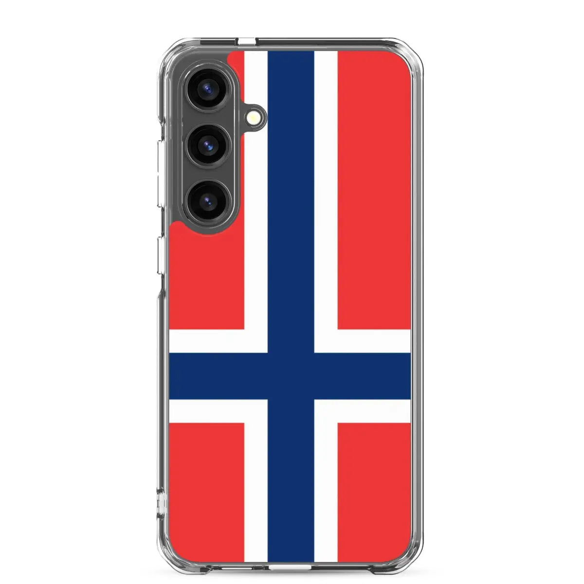 Coque téléphone drapeau de la norvège - pixelforma