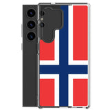 Coque téléphone drapeau de la norvège - pixelforma